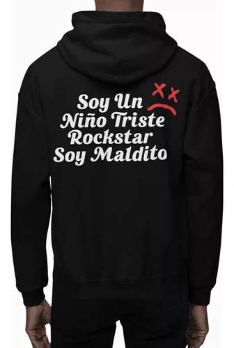 Sudadera Rockstar Junior H Corridos Belicos Tumbados Algodón