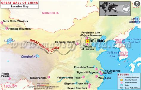 Great Wall of China Travel Information - About, Location, Facts, Map ...