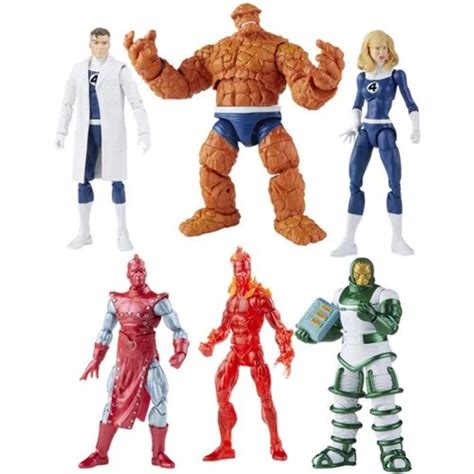 Marvel Legends Retro Collection - Fantastic Four - Complete Set of 6 A ...