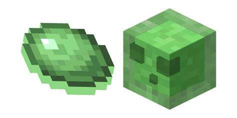 Minecraft Slime and Slimeball cursor – Custom Cursor