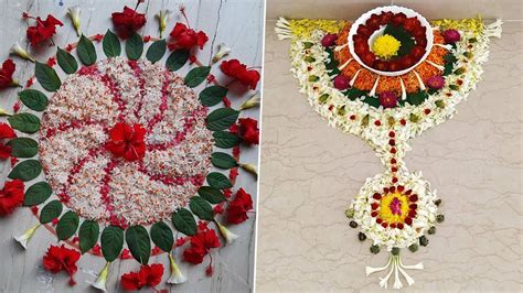 Festivals & Events News | Dhanteras Special Floral Rangoli Designs ...