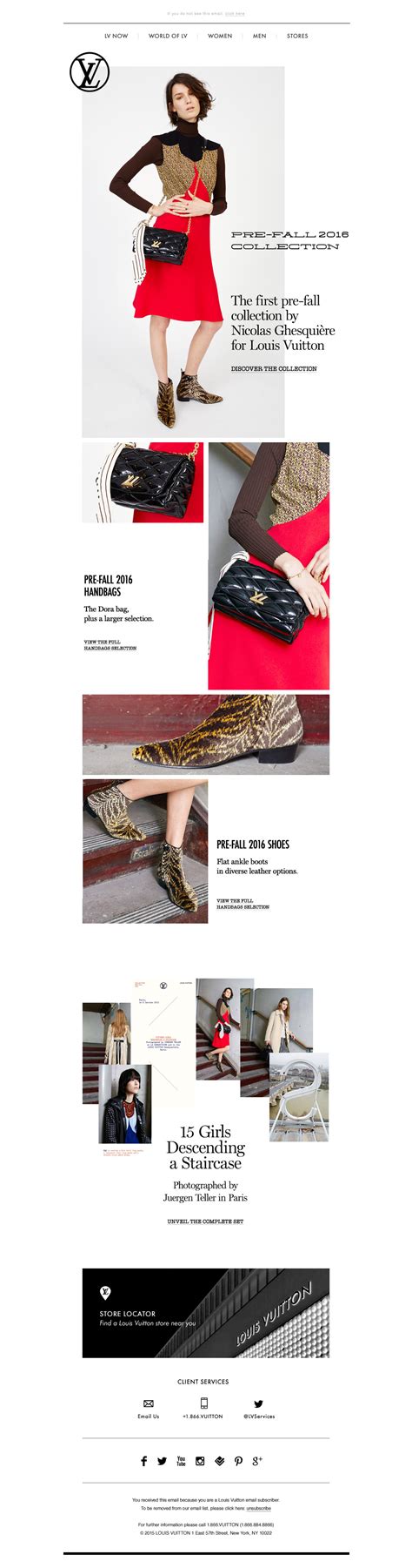 Louis Vuitton (USA) Email Redesign on Behance