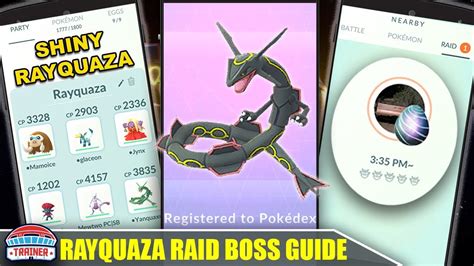 TOP SHINY RAYQUAZA COUNTERS, 100 IV'S, BEST MOVES + RAID GUIDE TO BEAT ...