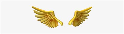 Golden Sparkling Wings - Golden Sparkle Wings Roblox Transparent PNG ...