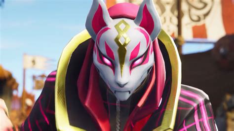 Drift, Kitsune Mask, Fortnite Battle Royale, Video Game, 3840x2160 ...