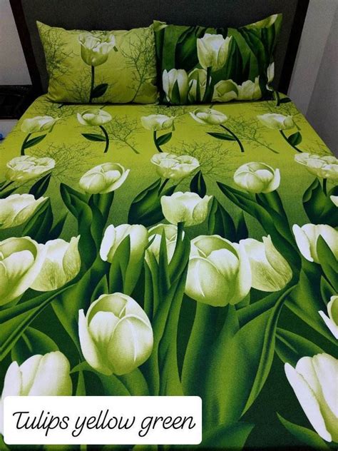 TULIPS YELLOW GREEN – 4M Beddings