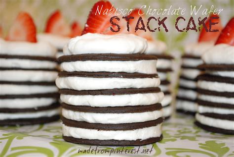 Nabisco Chocolate Wafer Stack Cake - TGIF - This Grandma is Fun