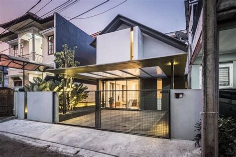 20 Desain Rumah Atap Miring Minimalis, Modern, Industrial