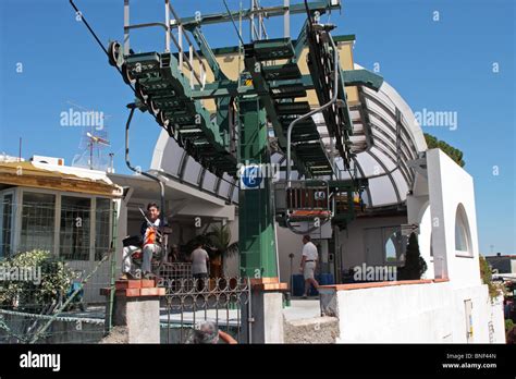 Chairlift Anacapri Capri Italy Stock Photo: 30450693 - Alamy