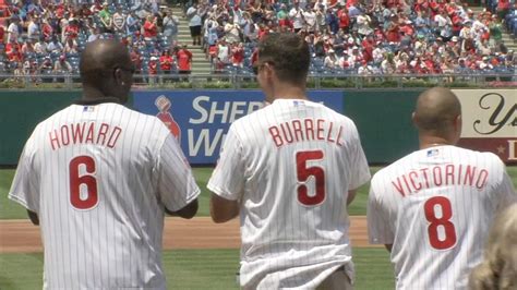 Phillies 2008 World Series championship team honored before game - 6abc ...