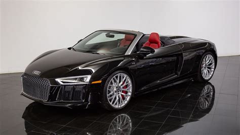 Mythos Black Metallic, 2017 Audi R8 V10 Quattro Spyder S Tronic for ...