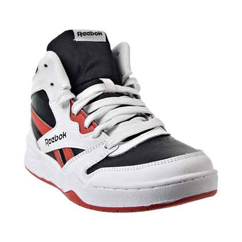 Reebok BB 4500 Court Kids' Shoes White-Black-Legacy Red eh3012