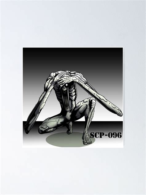 "SCP-096 (The Shy Guy)" Poster for Sale by SCPillustrated | Redbubble