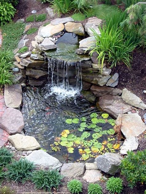 Awesome Small Backyard Waterfall Garden https://gardenmagz.com/small ...