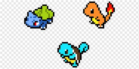 Básico Pokemon Pixel Art Pixel Art Plancha En Parches De Transferencia ...