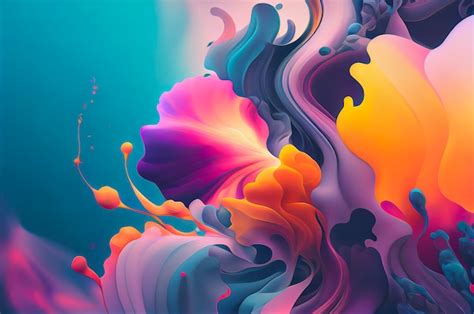 3d Colorful Abstract Background