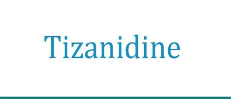 Tizanidine