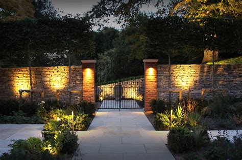 Courtyard Garden Lighting in Surrey - Ornamental Garden Lighting