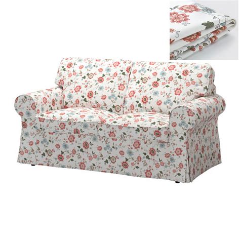 IKEA Ektorp 2 Seat Loveseat Sofa COVER Slipcover VIDESLUND Multi FLORAL ...