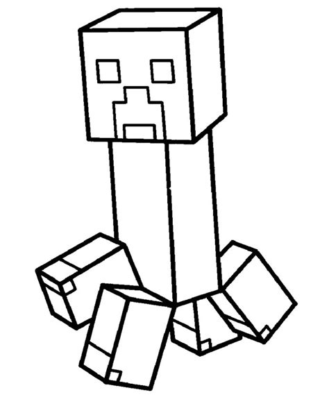 Minecraft Creeper Colouring Pictures - Infoupdate.org