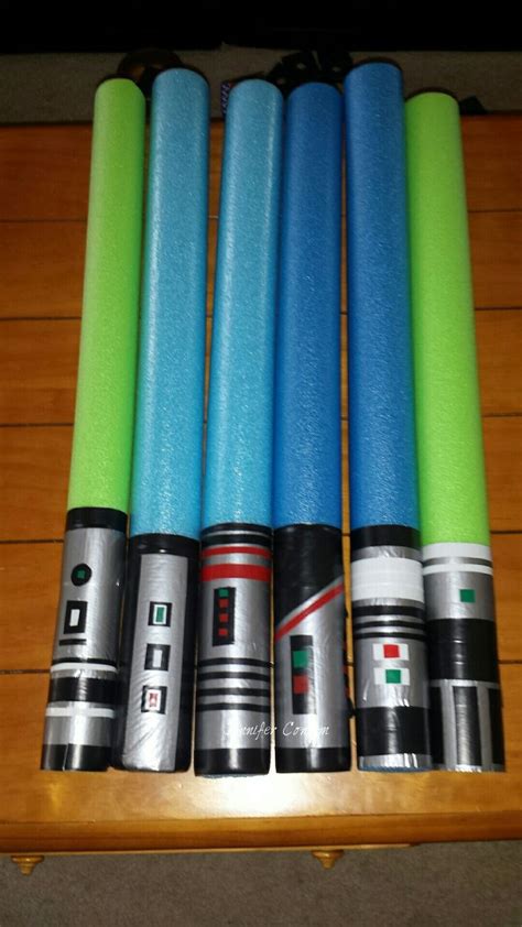 Pool noodle lightsabers | Light saber pool noodle, Lightsaber design ...