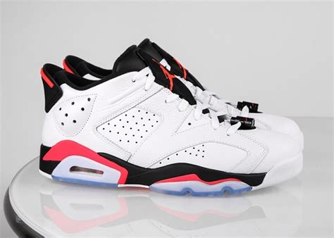 Air Jordan 6 Low White Infrared 23 Black - Sneaker Bar Detroit