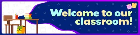 Google Classroom Banner | Blue for Teachers | Perfect for grades 1st ...