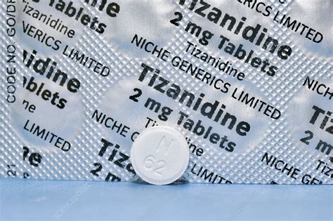 Tizanidine muscle relaxant drug - Stock Image - C047/3374 - Science ...