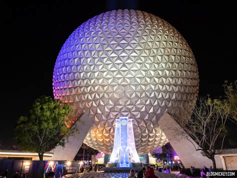 Spaceship Earth Goes Dark at EPCOT