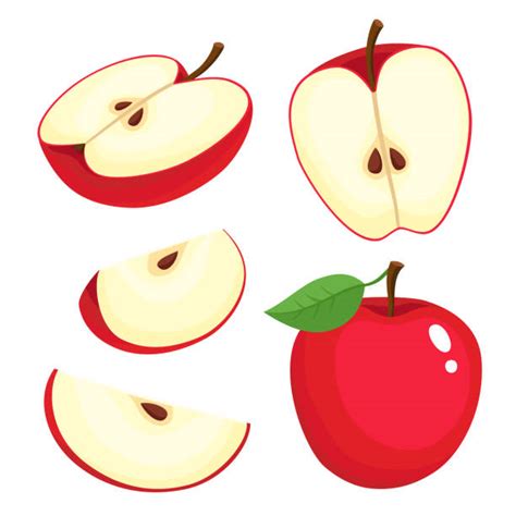 Apple Slices Illustrations, Royalty-Free Vector Graphics & Clip Art ...