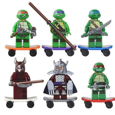 Lego TMNT Minifigures Pack (Teenage Mutant Ninja Turtles) (Free ...