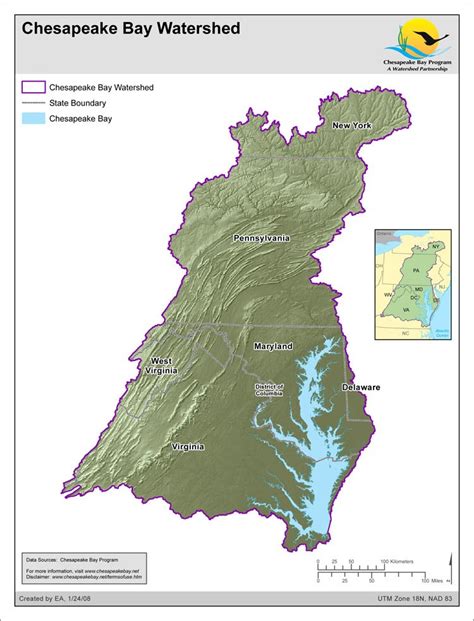 Map: Chesapeake Bay Watershed - Chesapeake Bay Program