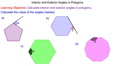 Interior Exterior Angles Triangle Worksheet | Cabinets Matttroy