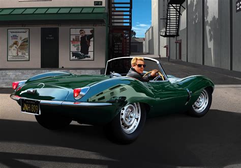 Steve McQueen 1957 Jaguar XKSS Hollywood Studio - Cole's Aircraft