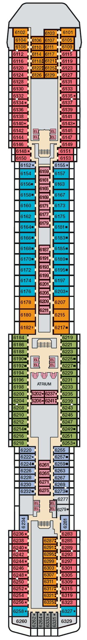 Carnival Legend Deck Plans - Cruiseline.com