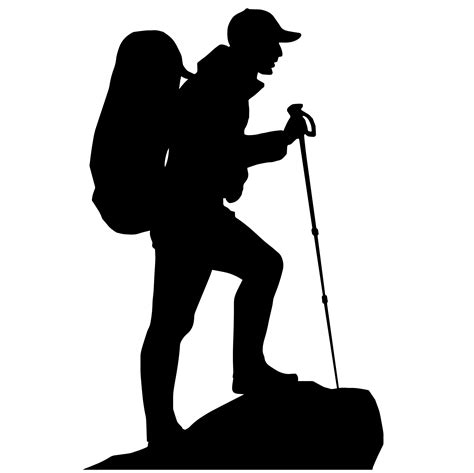 Hiking Silhouette Free Vector Art - (150 Free Downloads)