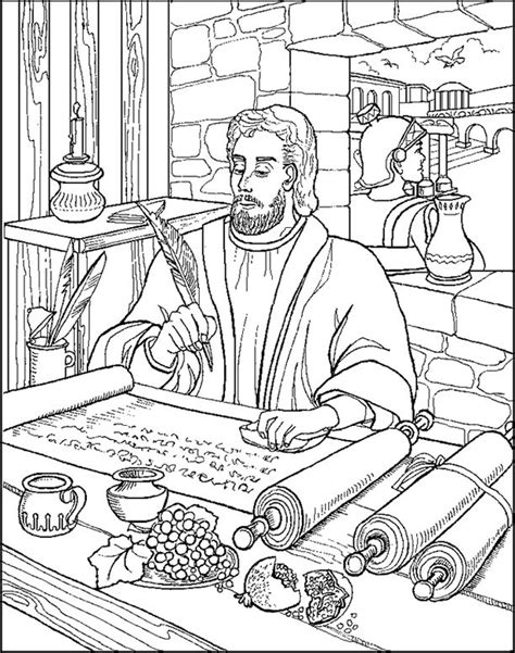 Paul Silas In Prison - Free Colouring Pages