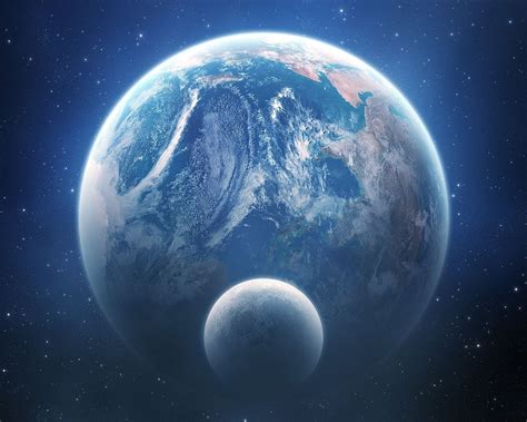 View Earth From Space 1280 x 1024 Wallpaper