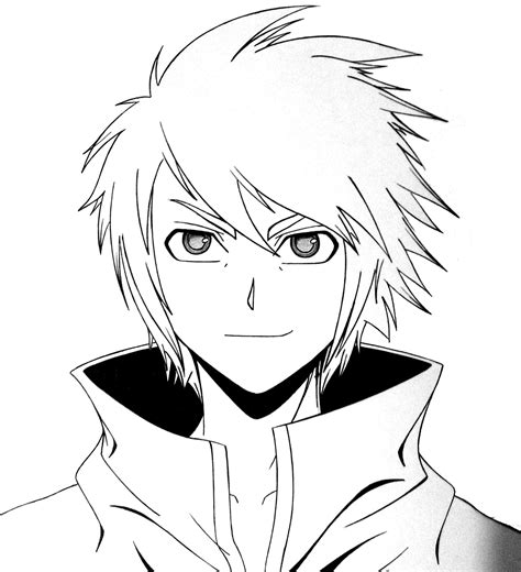 Anime Guy Coloring Pages - FREE COLORING PAGES