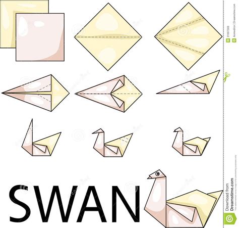 Origami Swan Royalty Free Stock Images - Image: 31697569 | origami ...