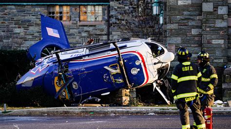 Infant Among 4 Injured in Medical Helicopter Crash Near Philadelphia ...