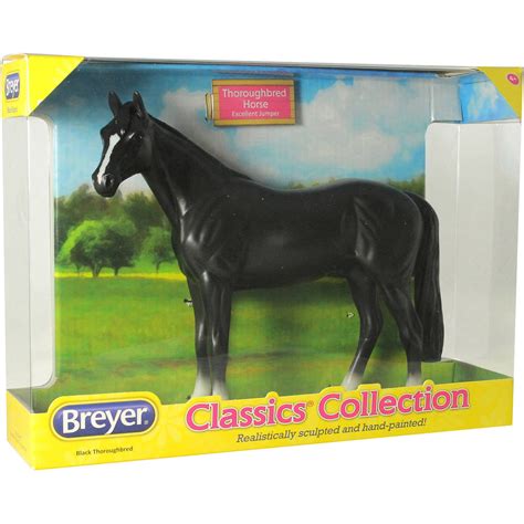 Breyer Classics Black Thoroughbred Toy Horse (1:12 Scale) - Walmart.com