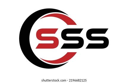 Sss Threeletter Creative Circle Shape Logo Stock Vector (Royalty Free ...