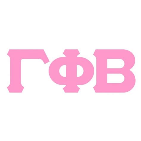 Gamma Phi Beta Big Greek Letter Window Sticker Decal SALE $8.95 ...