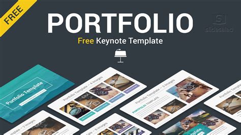 Free Business Portfolio Keynote Template For Designers - SlideSalad