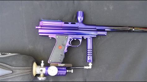 Cobra LCD WDP Angel Paintball Gun in purple fade with c. 2K with ...