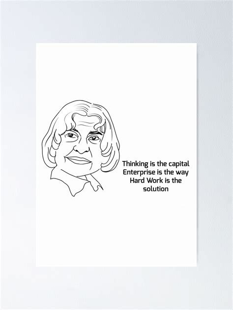 "Sketch Dr. APJ Abdul Kalam" Poster for Sale by ramanandr | Redbubble