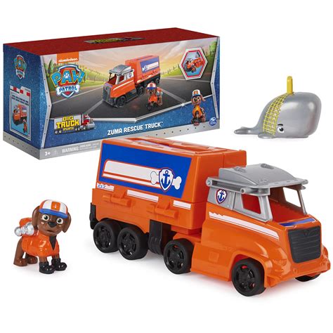 Paw Patrol, Big Truck Pup’s Zuma Transforming Toy Trucks with ...