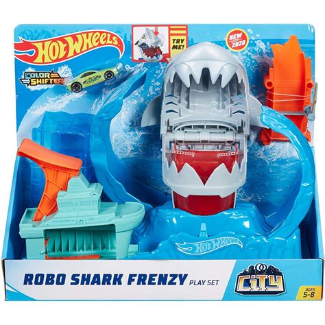 Hot Wheels Robo Shark Frenzy Play Set – Toys4me