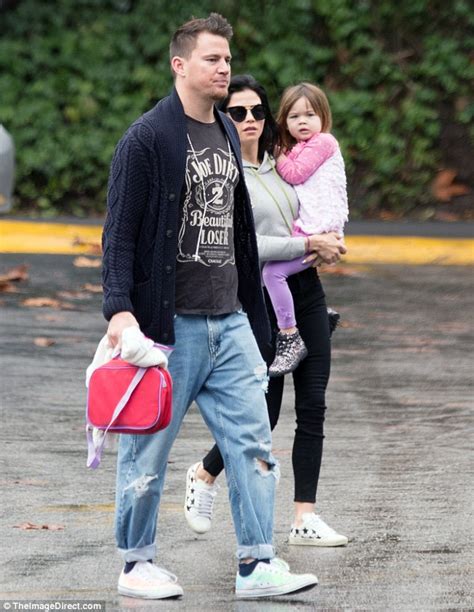 Channing Tatum and Jenna Dewan run errands with daughter Everly... two ...